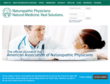 Tablet Screenshot of naturopathic.org